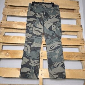 Camouflage Cargo Pants Kid's Size:14 Husky